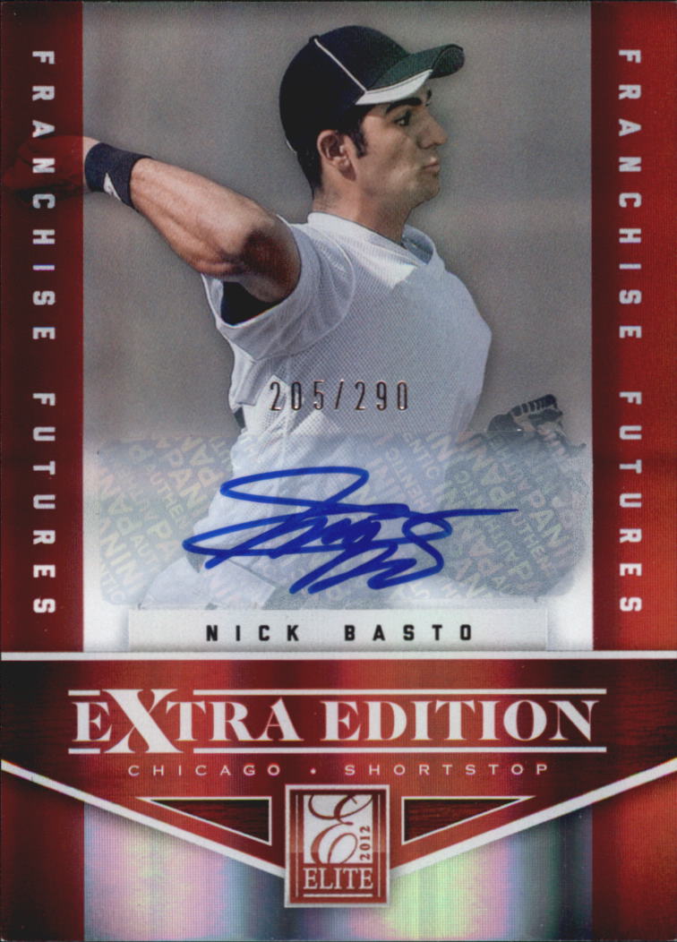 2012 Elite Extra Edition Franchise Futures Signatures #57 Nick Basto/290