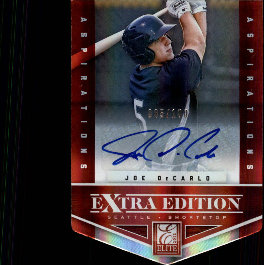 2012 Elite Extra Edition Signature Aspirations #24 Joe DeCarlo