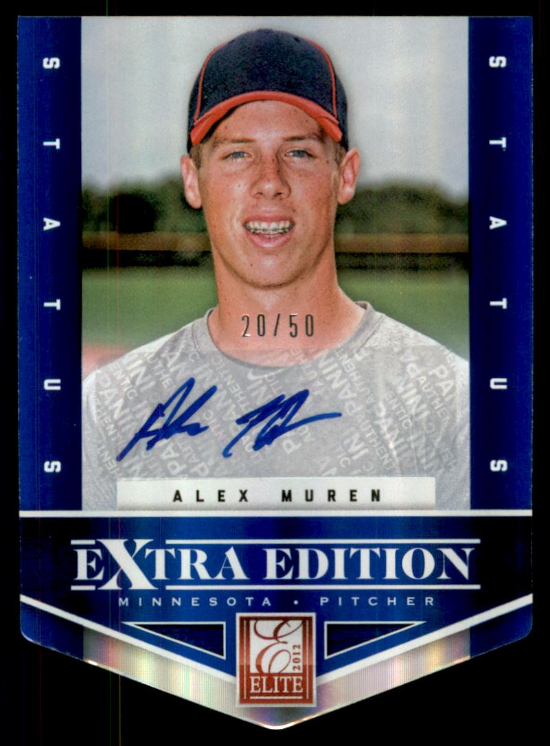 2012 Elite Extra Edition Signature Status Blue #79 Alex Muren