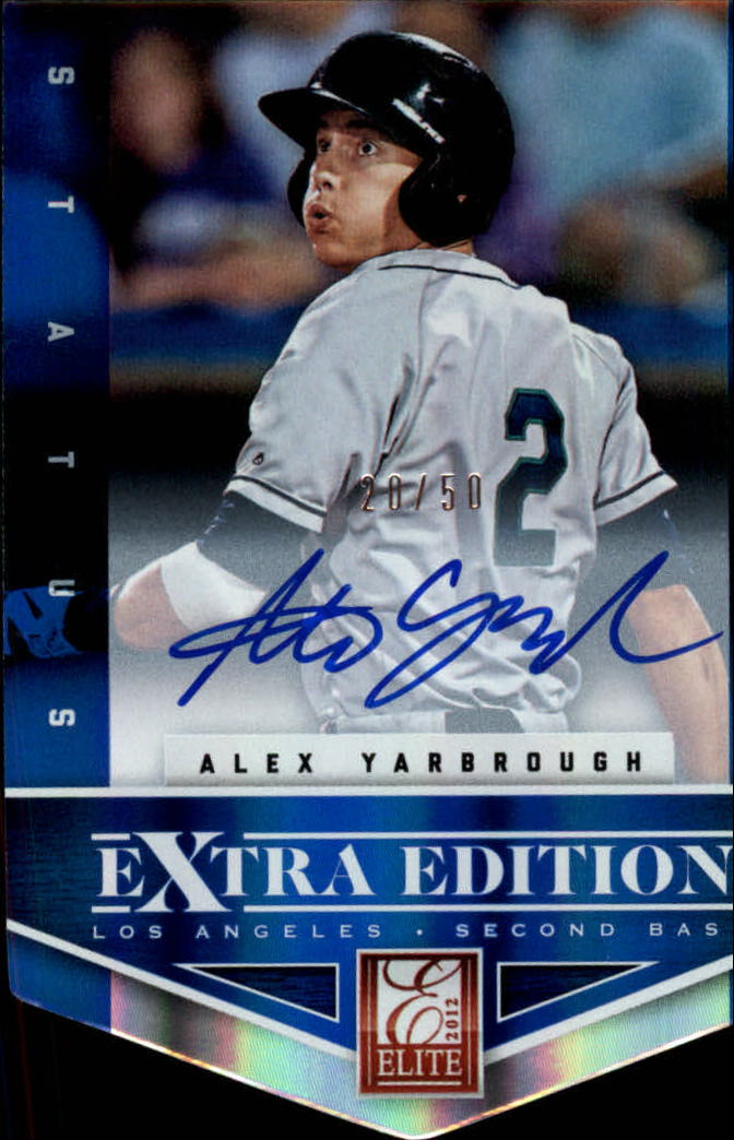 2012 Elite Extra Edition Signature Status Blue #133 Alex Yarbrough