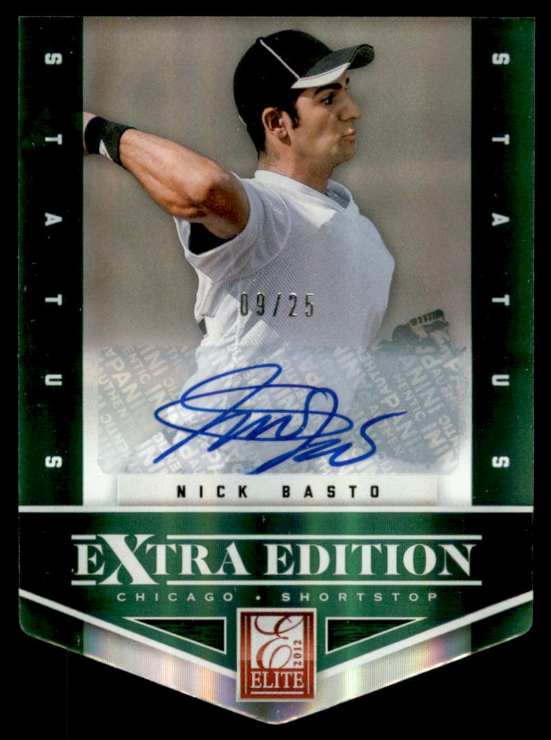 2012 Elite Extra Edition Signature Status Emerald #57 Nick Basto