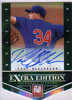 2012 Elite Extra Edition Signature Status Emerald #152 Paul Blackburn