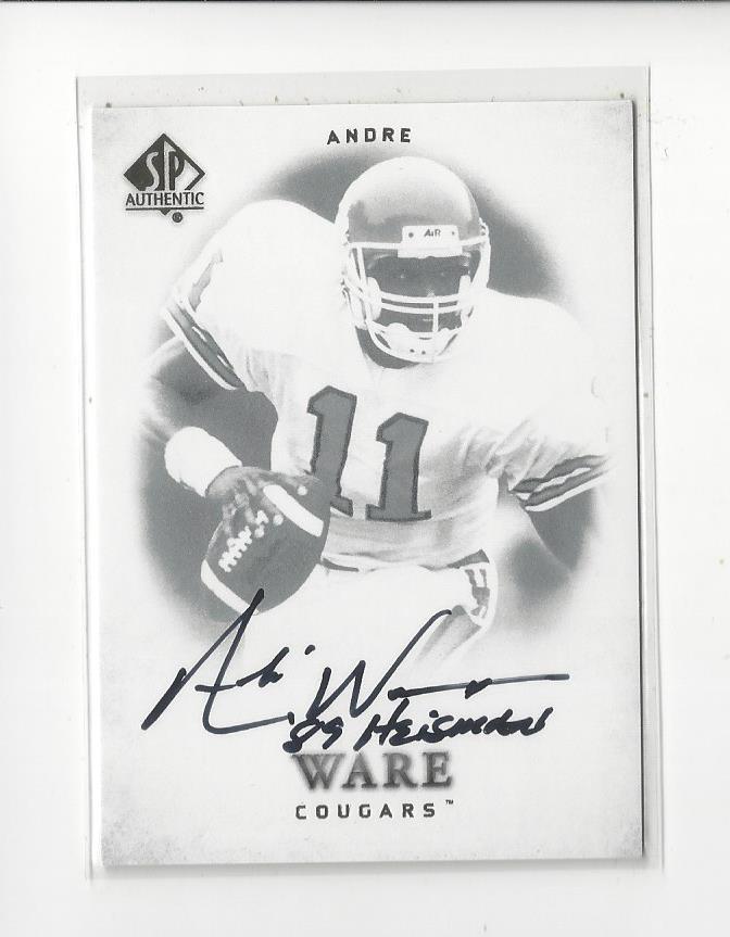2012 SP Authentic Autographs #133 Andre Ware SP