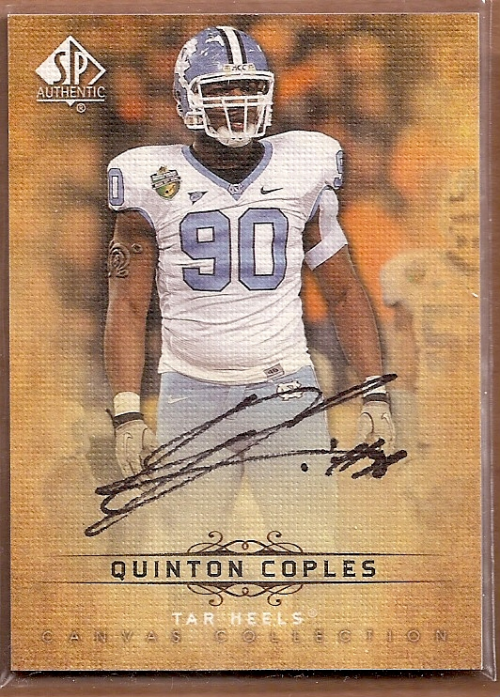 2012 SP Authentic Canvas Rookie SP Autographs #CR16 Quinton Coples