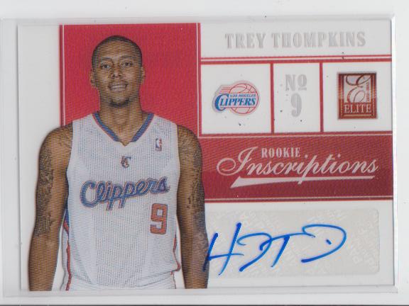 2012-13 Elite Rookie Inscriptions #38 Trey Thompkins