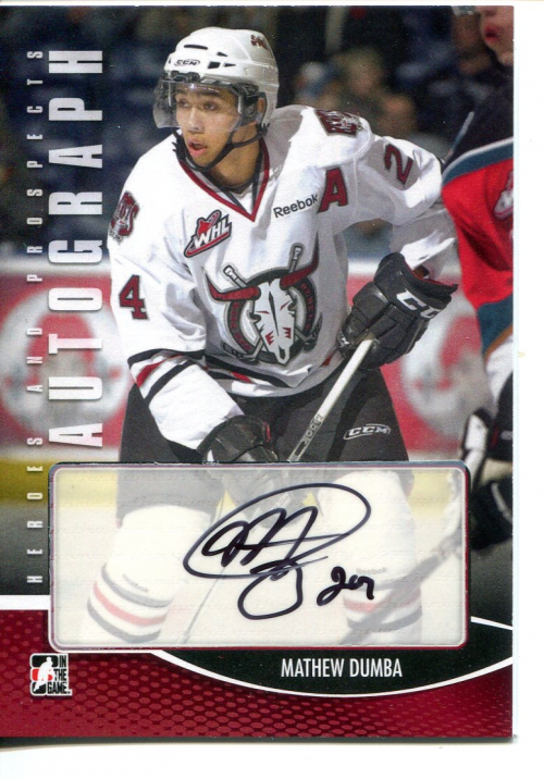 2012-13 ITG Heroes and Prospects Autographs #AMD Mathew Dumba