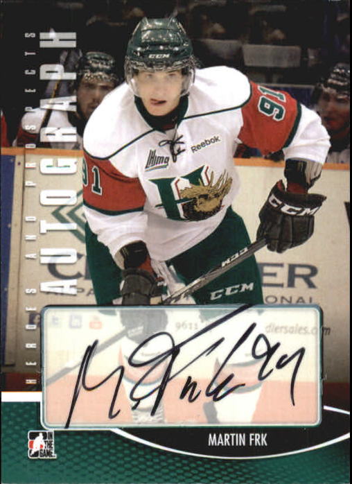 2012-13 ITG Heroes and Prospects Autographs #AMF Martin Frk