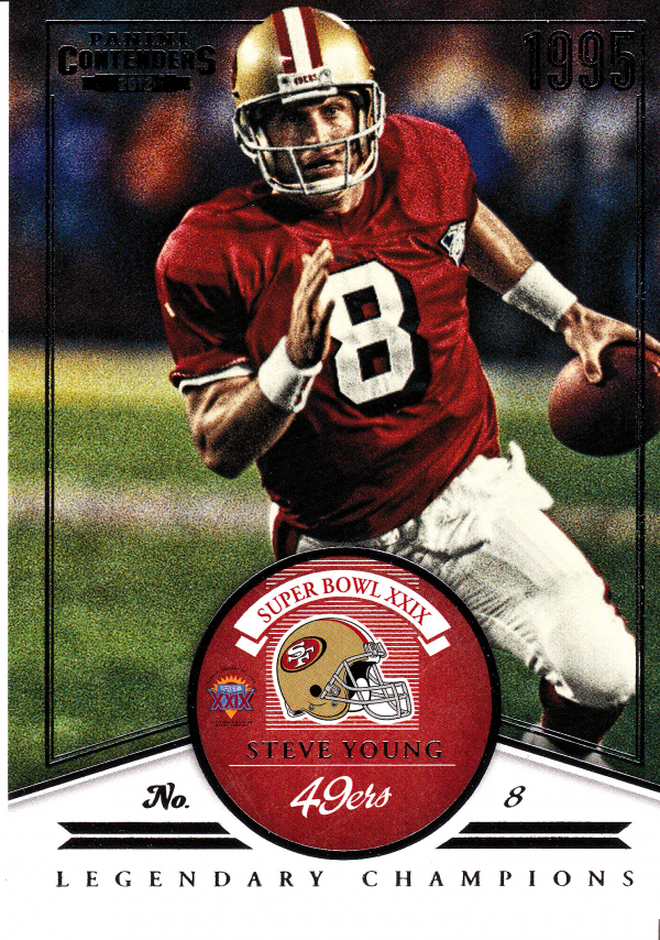2012 Panini Contenders Legendary Champions #13 Steve Young