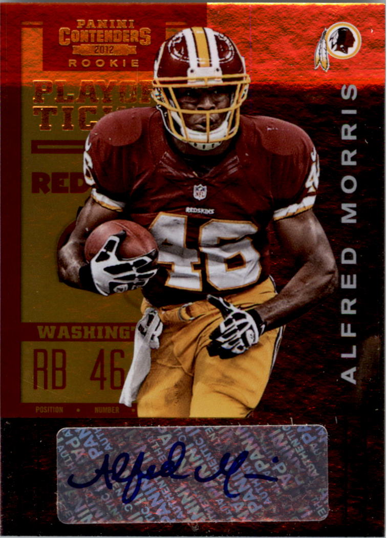 2012 Panini Contenders Playoff Ticket #101 Alfred Morris AU