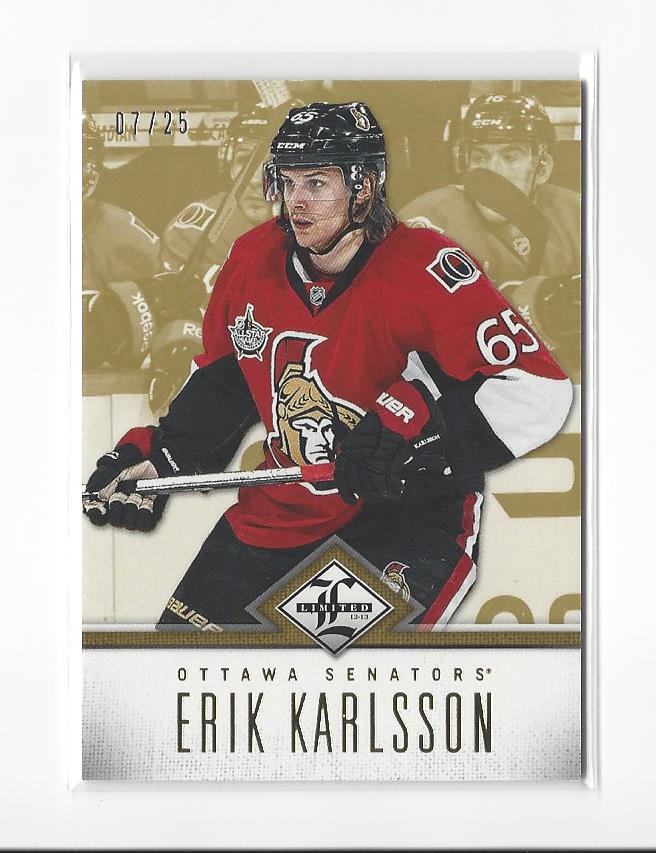 2012-13 Limited Gold #103 Erik Karlsson