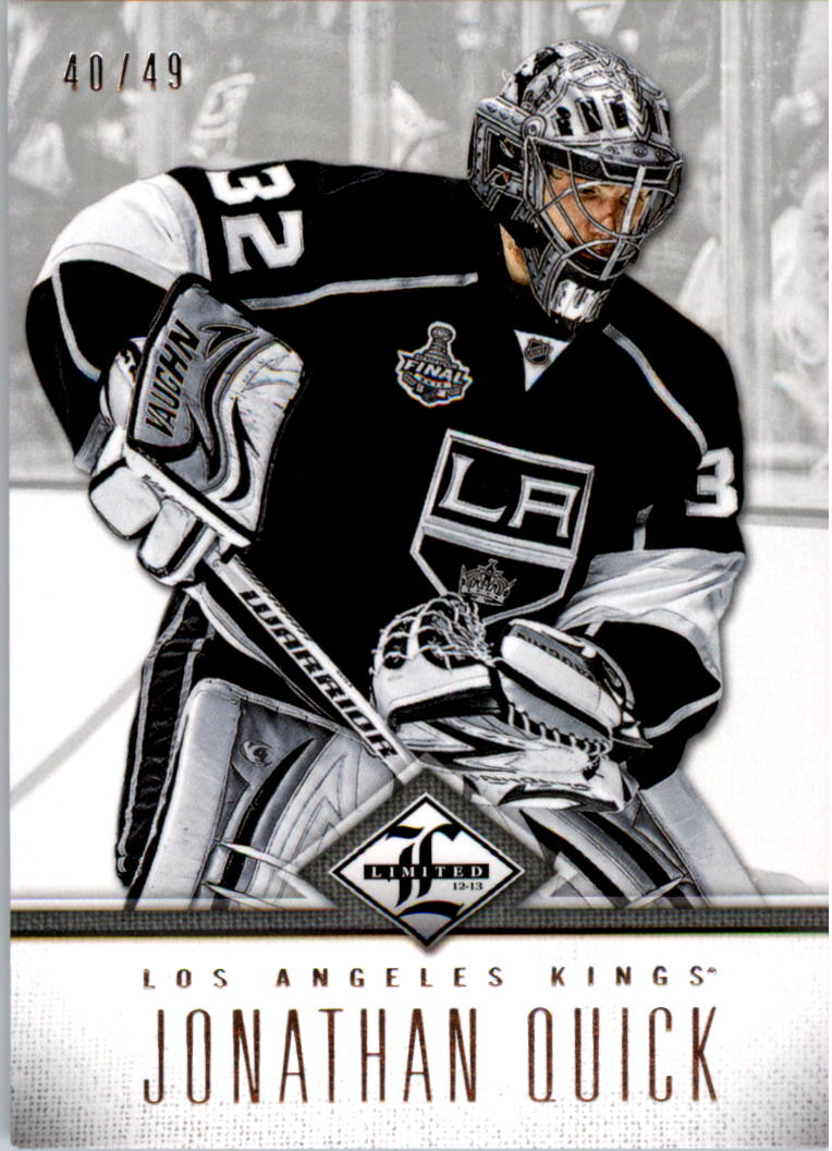 2012-13 Limited Silver #27 Jonathan Quick