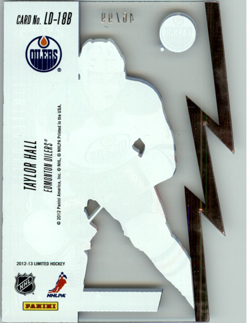 2012-13 Limited Duels Silver #LD18B Taylor Hall back image