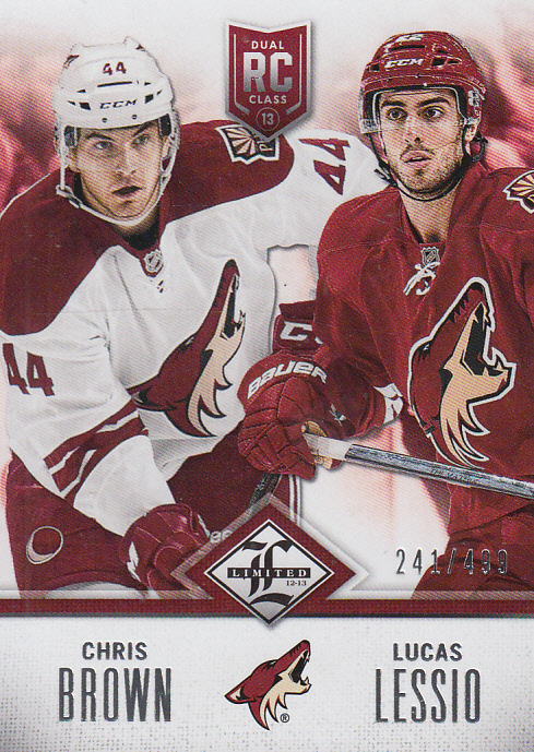 2012-13 Limited Rookie Redemption #22 Chris Brown/Lucas Lessio