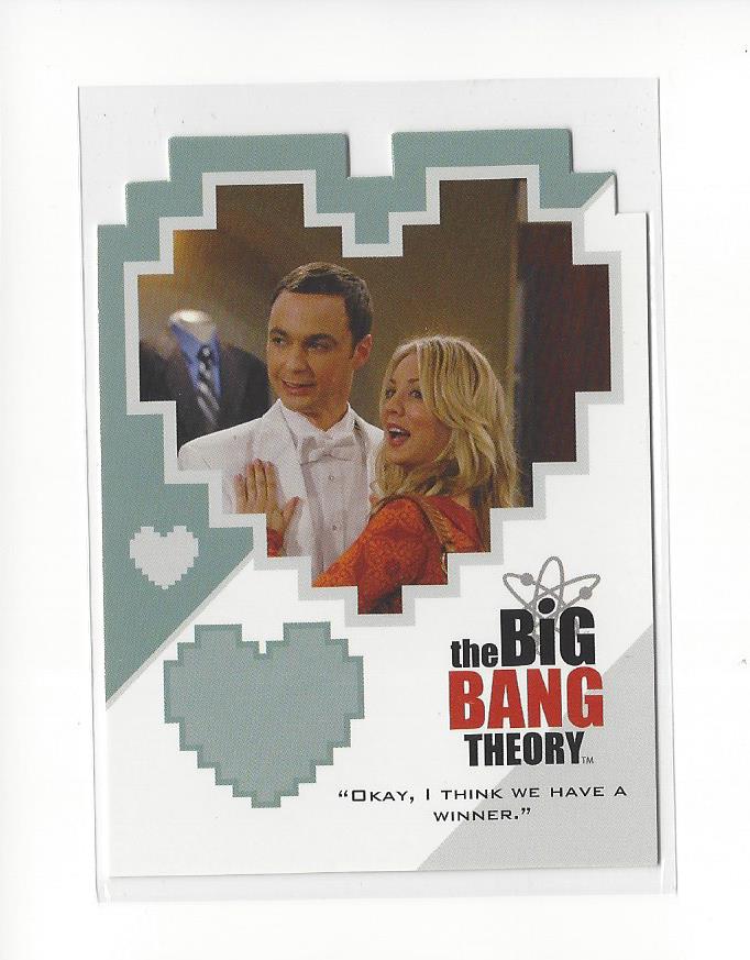 2012 Cryptozoic The Big Bang Theory Seasons Three and Four Duos #CPL3 Sheldon/Penny