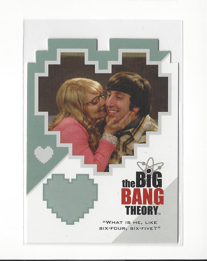 2012 Cryptozoic The Big Bang Theory Seasons Three and Four Duos #CPL7 Howard/Bernadette