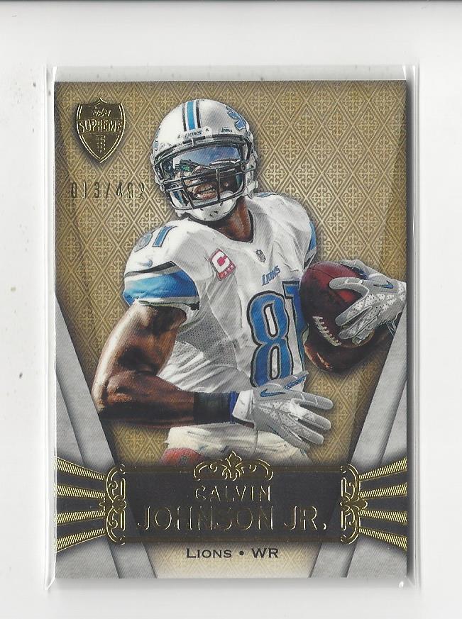 2012 Topps Supreme #70 Calvin Johnson