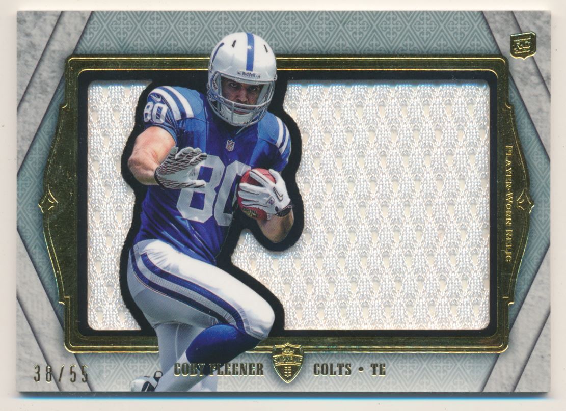 2012 Topps Supreme Rookie Relic Die Cuts #SRDCCF Coby Fleener