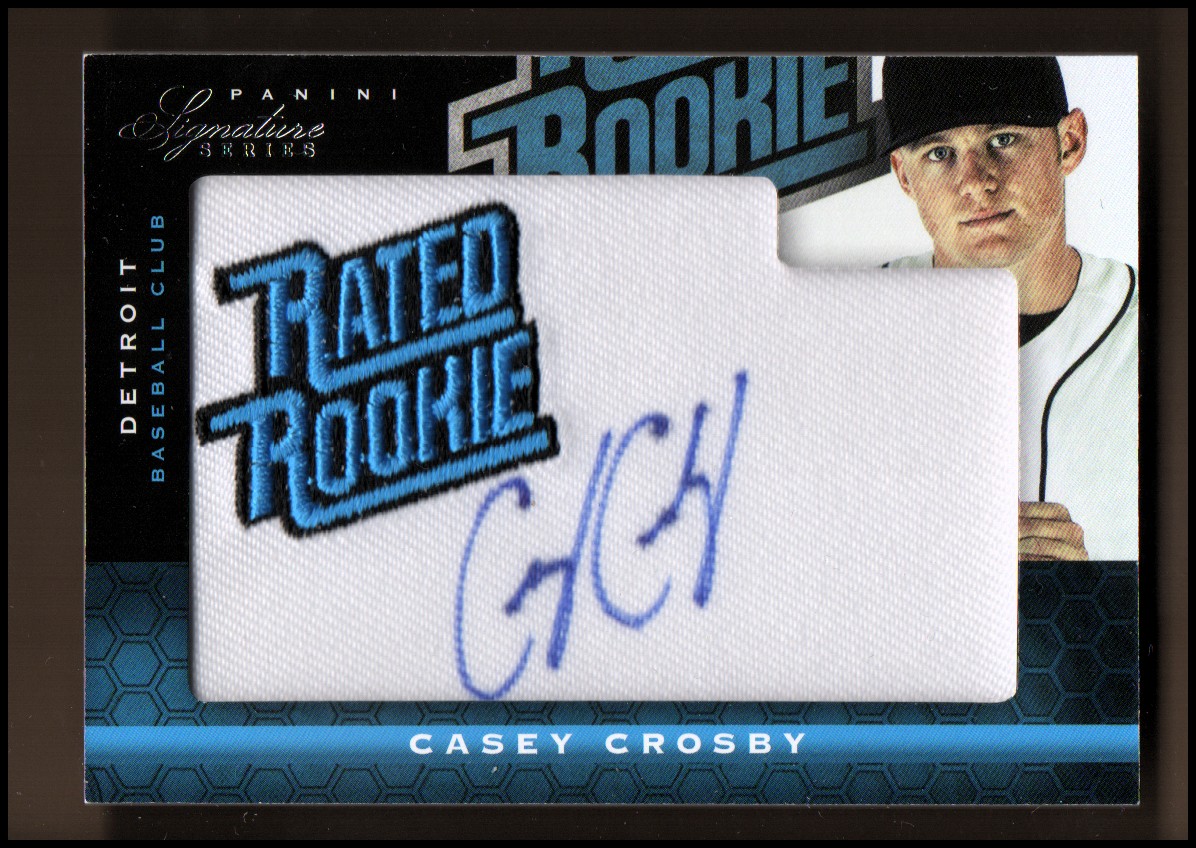 2012 Panini Signature Series #155 Casey Crosby AU/99 RC