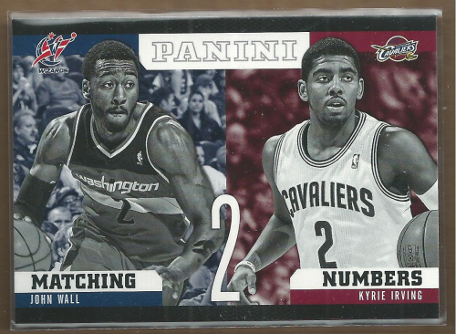 2012-13 Panini Matching Numbers #25 John Wall/Kyrie Irving