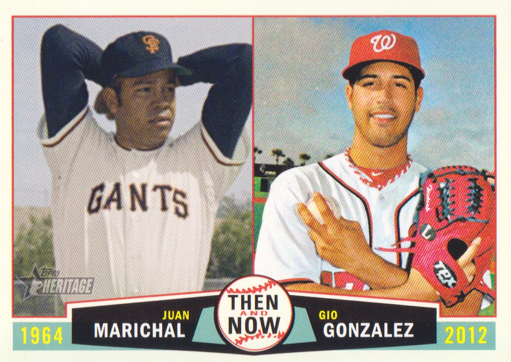 2013 Topps Heritage Then and Now #MG Juan Marichal/Gio Gonzalez