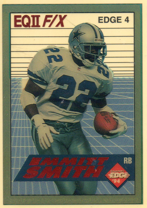 1994 Collector's Edge FX EQII Red Letters #4 Emmitt Smith