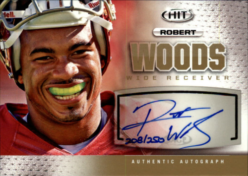 2013 SAGE HIT Autographs Gold #A132 Robert Woods
