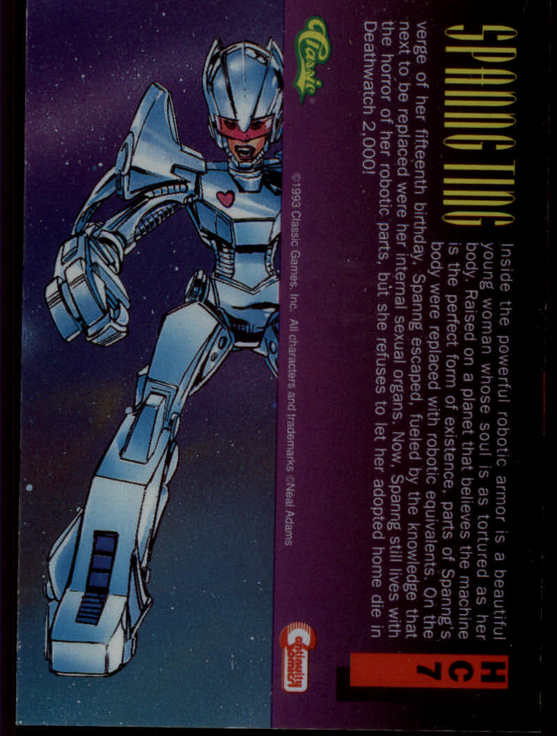 Deathwatch 2000 (1993 Classic) "Insert" Cards - Picture 9 of 15