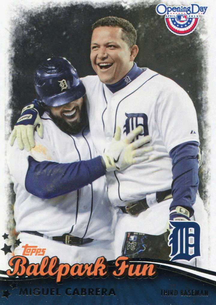 2013 Topps Opening Day Ballpark Fun #BF10 Miguel Cabrera