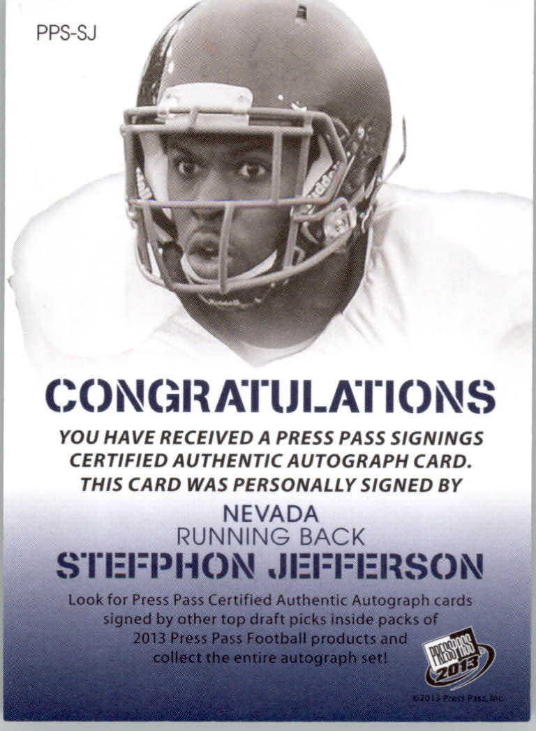 2013 Press Pass Football Cards - Picture 5 of 7