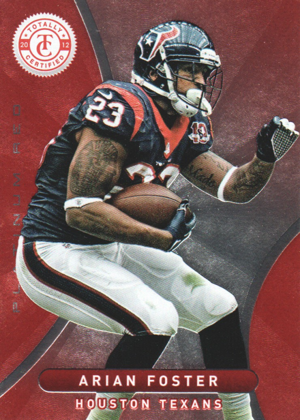 2012 Totally Certified #12 Arian Foster