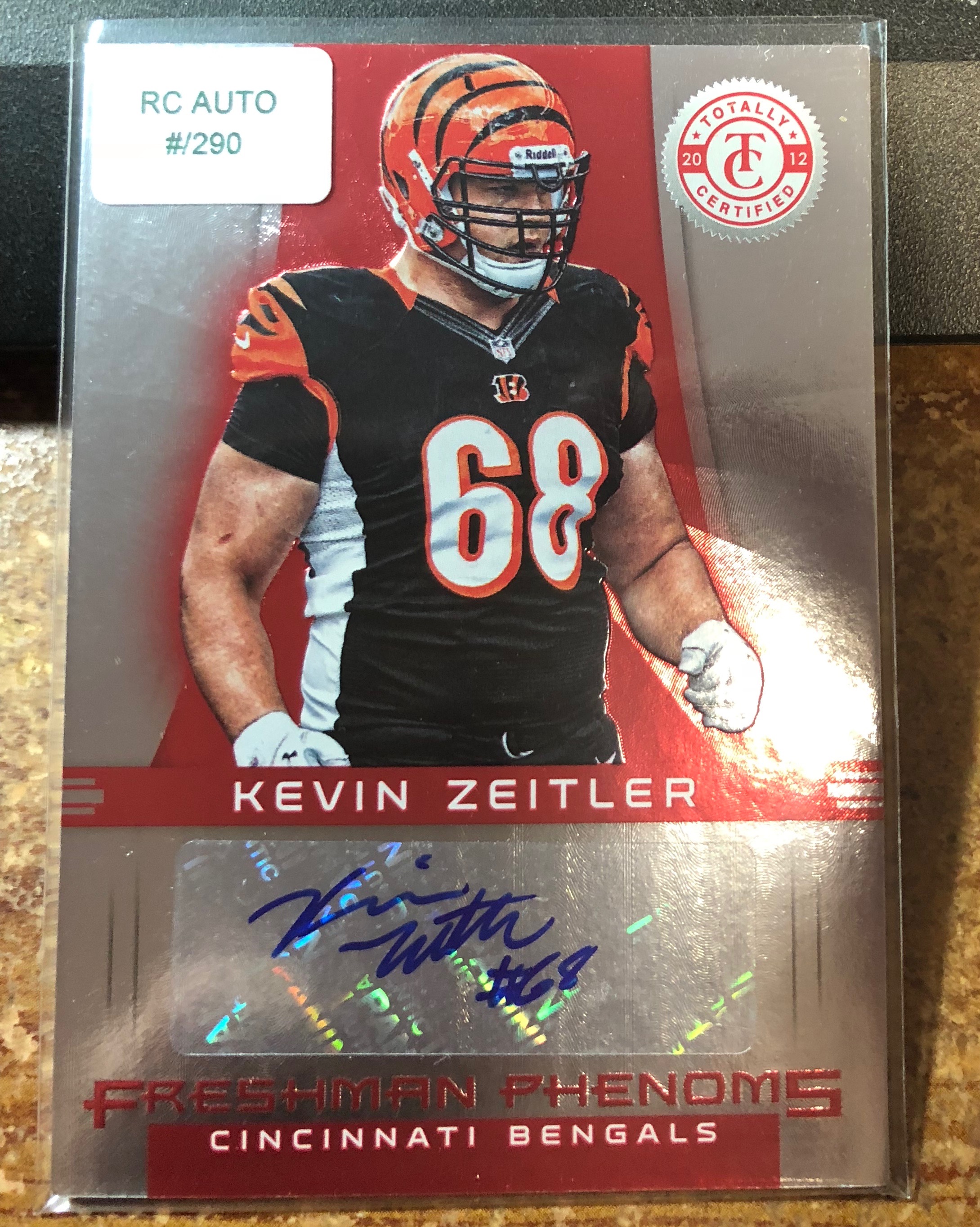 2012 Totally Certified #142 Kevin Zeitler AU/290 RC