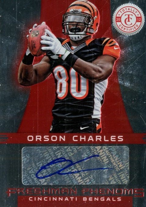 2012 Totally Certified #160 Orson Charles AU/290 RC