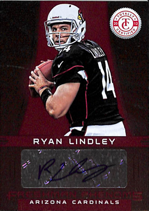 2012 Totally Certified #165 Ryan Lindley AU/290 RC