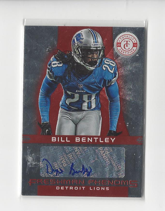 2012 Totally Certified #193 Bill Bentley AU/290 RC