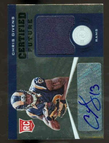 2012 Totally Certified Future Signature Materials #9 Chris Givens/175