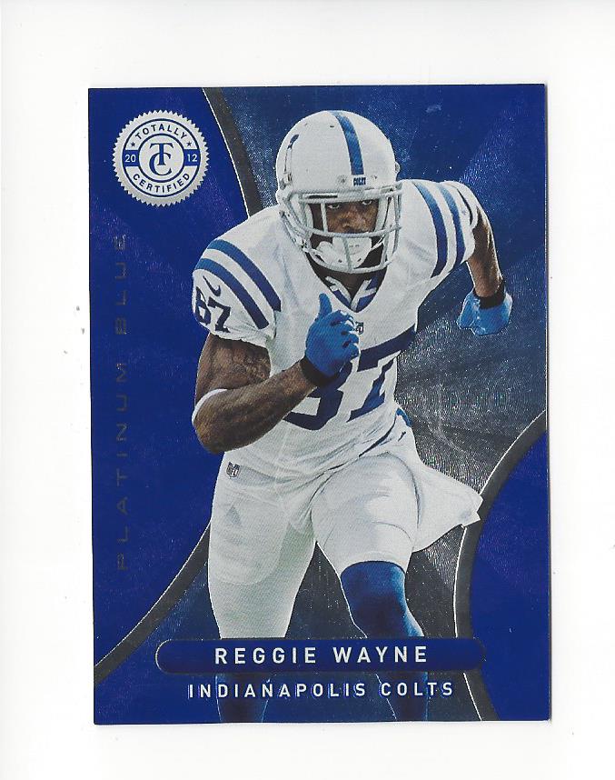 2012 Totally Certified Blue #14 Reggie Wayne