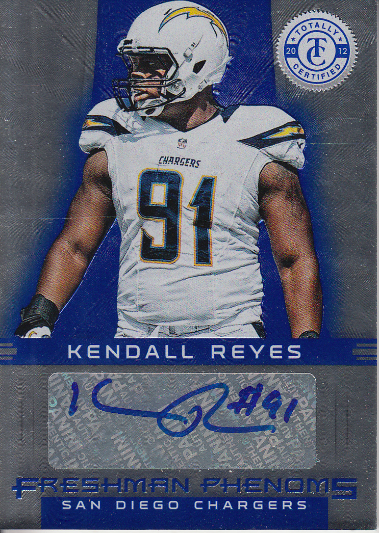 2012 Totally Certified Blue #181 Kendall Reyes AU/99