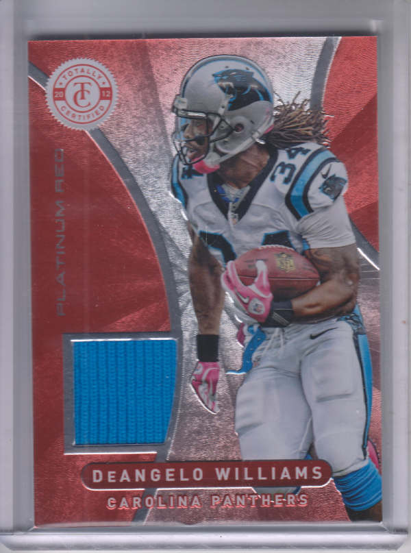 2012 Totally Certified Red Materials #14 DeAngelo Williams/299