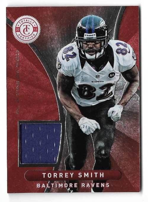 2012 Totally Certified Red Materials #64 Torrey Smith/299
