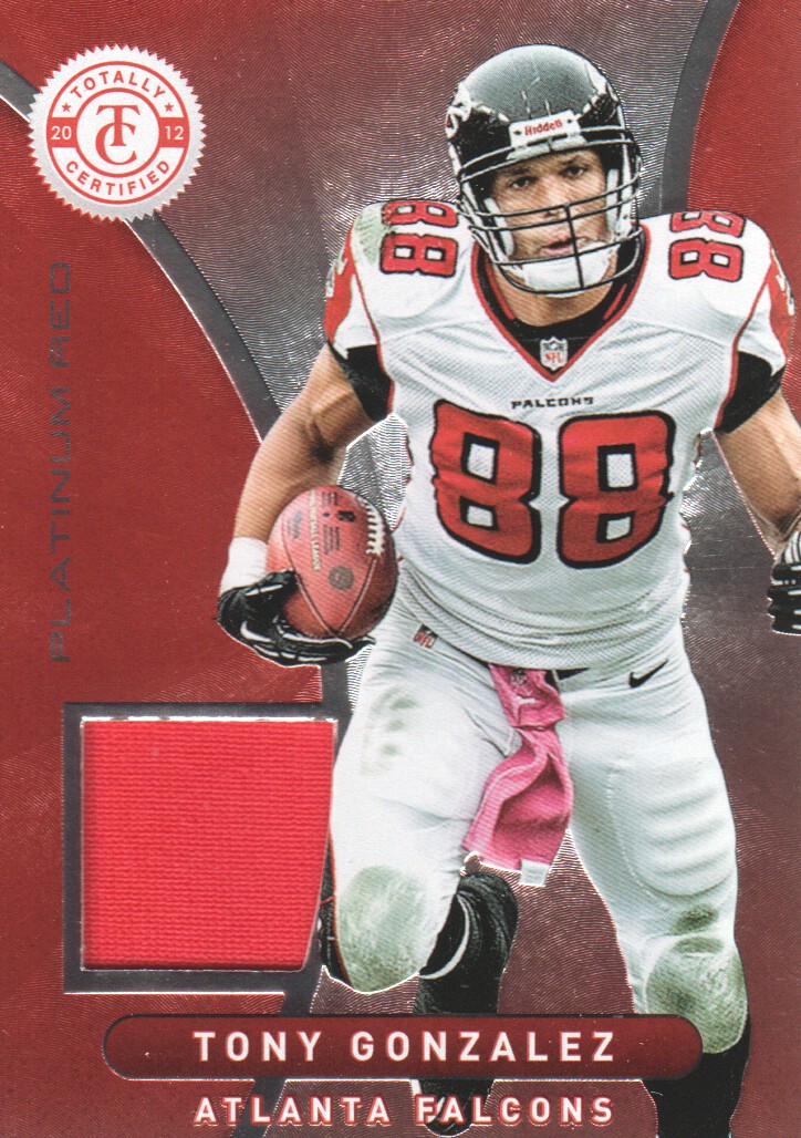 2012 Totally Certified Red Materials #83 Tony Gonzalez/299