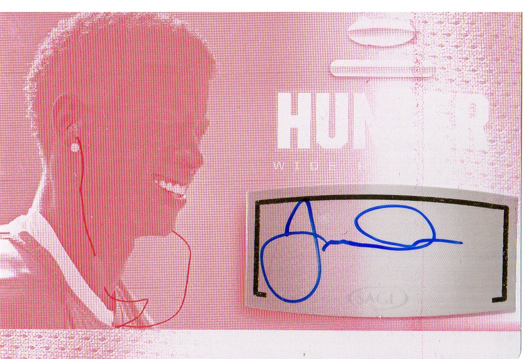 2013 SAGE HIT Autographs Printing Plates Magenta #A11 Justin Hunter