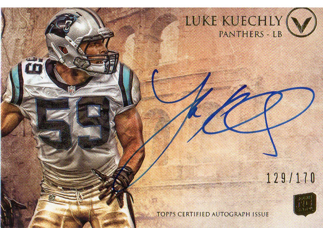 2012 Topps Valor Autographs #VALK Luke Kuechly/170