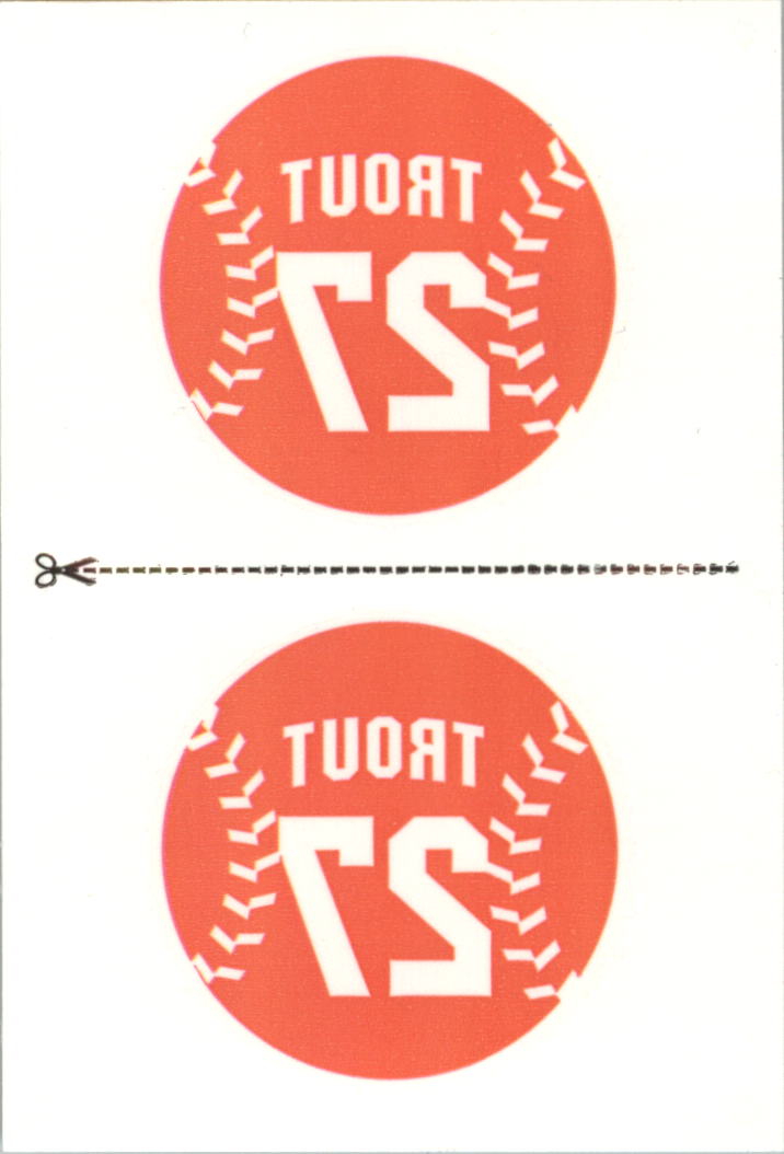 2013 Triple Play Tattoos #10 Mike Trout