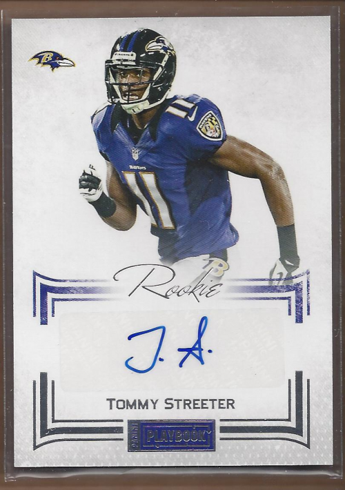 2012 Panini Playbook #167 Tommy Streeter AU/140 RC