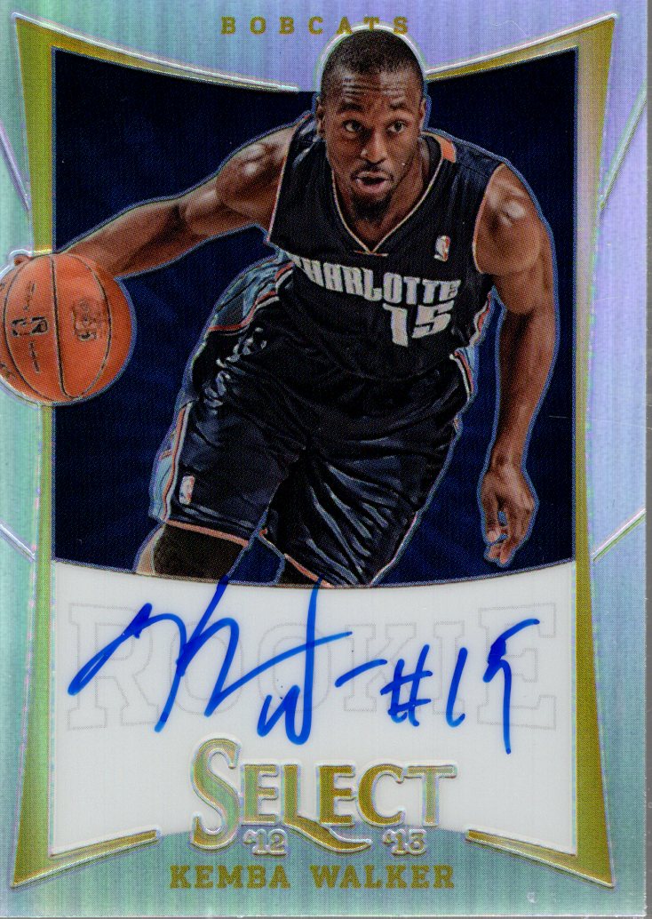 2012-13 Select Prizms #166 Kemba Walker Auto /99 - BSK