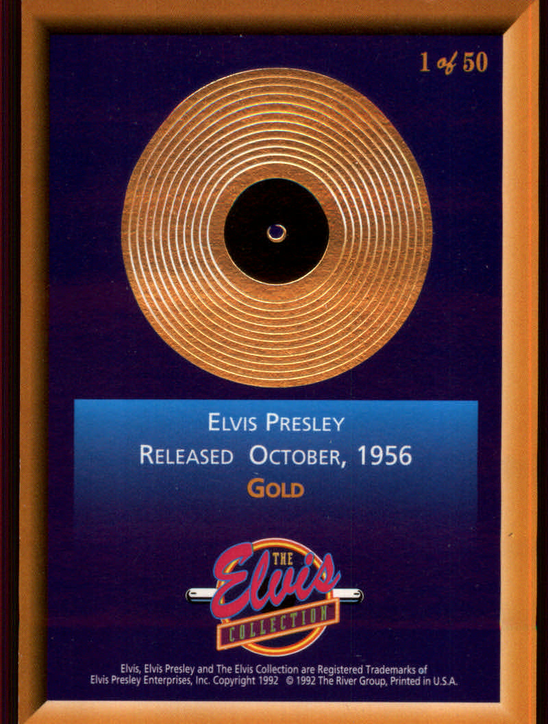 The Elvis Collection (1992 River Group) "Insert" Cards