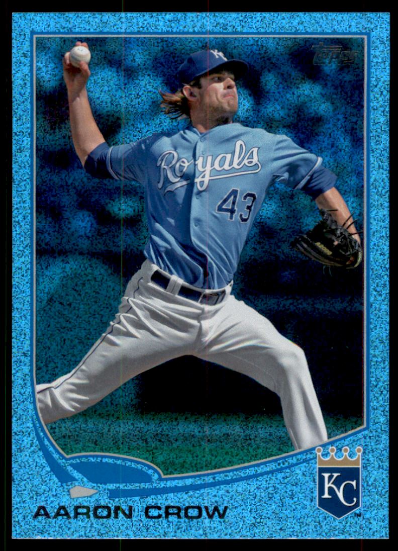 2013 Topps Silver Slate Blue Sparkle Wrapper Redemption #243 Aaron Crow