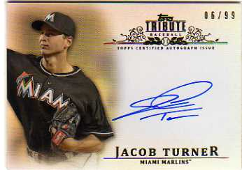 2013 Topps Tribute Autographs #JT Jacob Turner