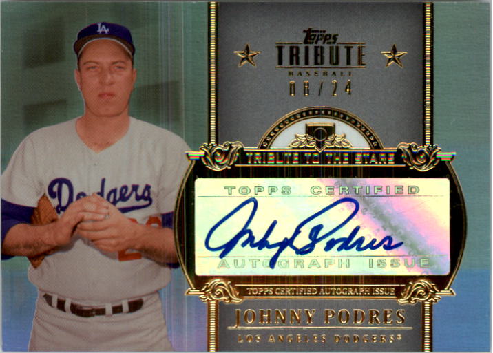 2013 Topps Tribute Tribute to the Stars Autographs #JP Johnny Podres