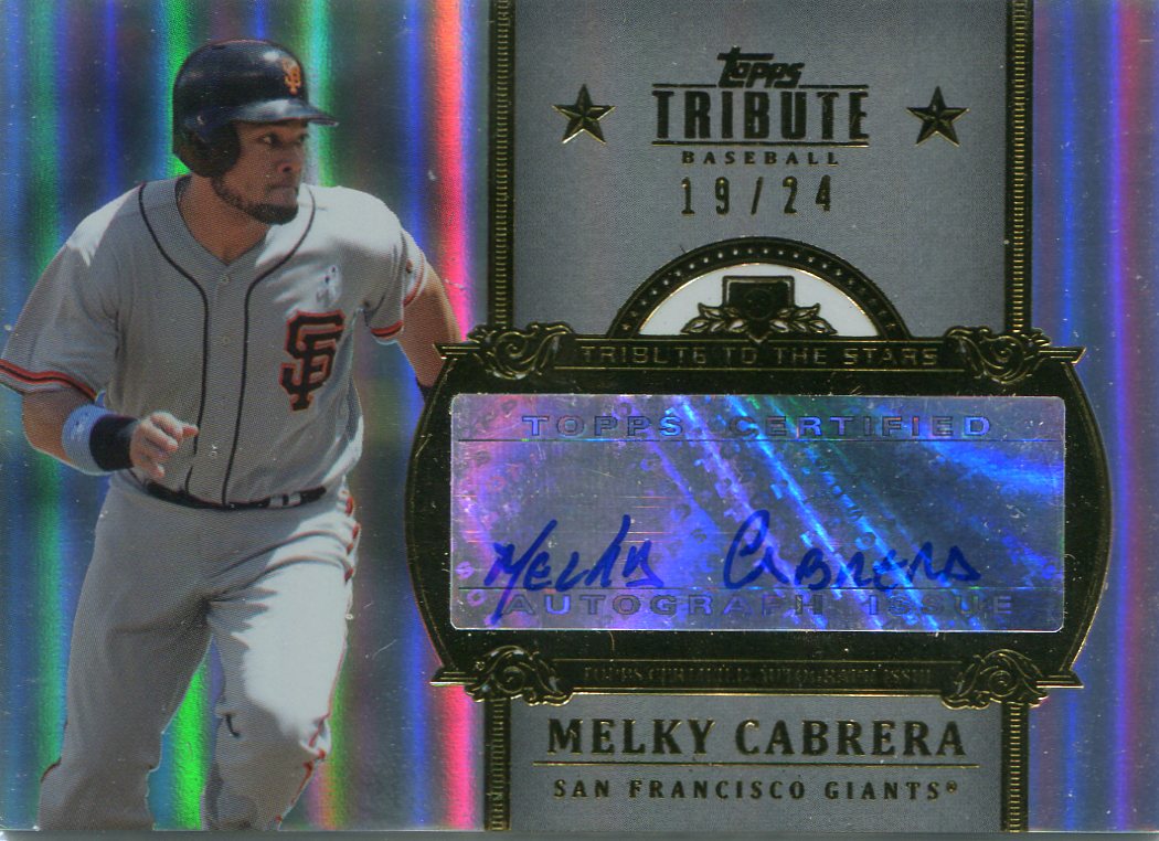 2013 Topps Tribute Tribute to the Stars Autographs #MC Melky Cabrera